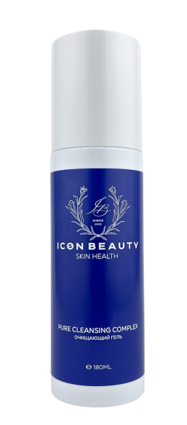 Очищающий гель Pure Cleansing Complex Icon Beauty для лица, шеи и декольте — мягкое средство для очищения и ухода за кожей, устраняет акне, комедоны, черные точки, раздражения, покраснения, сухость, неровный цвет и тусклость, подходит беременным, подросткам, после пилинга и чистки