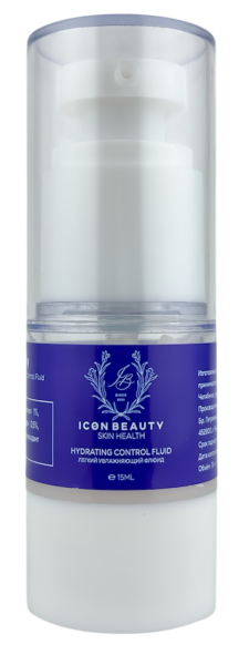 Лёгкий увлажняющий флюид Icon Beauty для лица, шеи и декольте — крем-эмульсия для всех типов кожи, устраняет сухость, раздражение, акне, купероз, розацеа, комедоны и черные точки, подходит беременным, подросткам, после пилинга и чистки